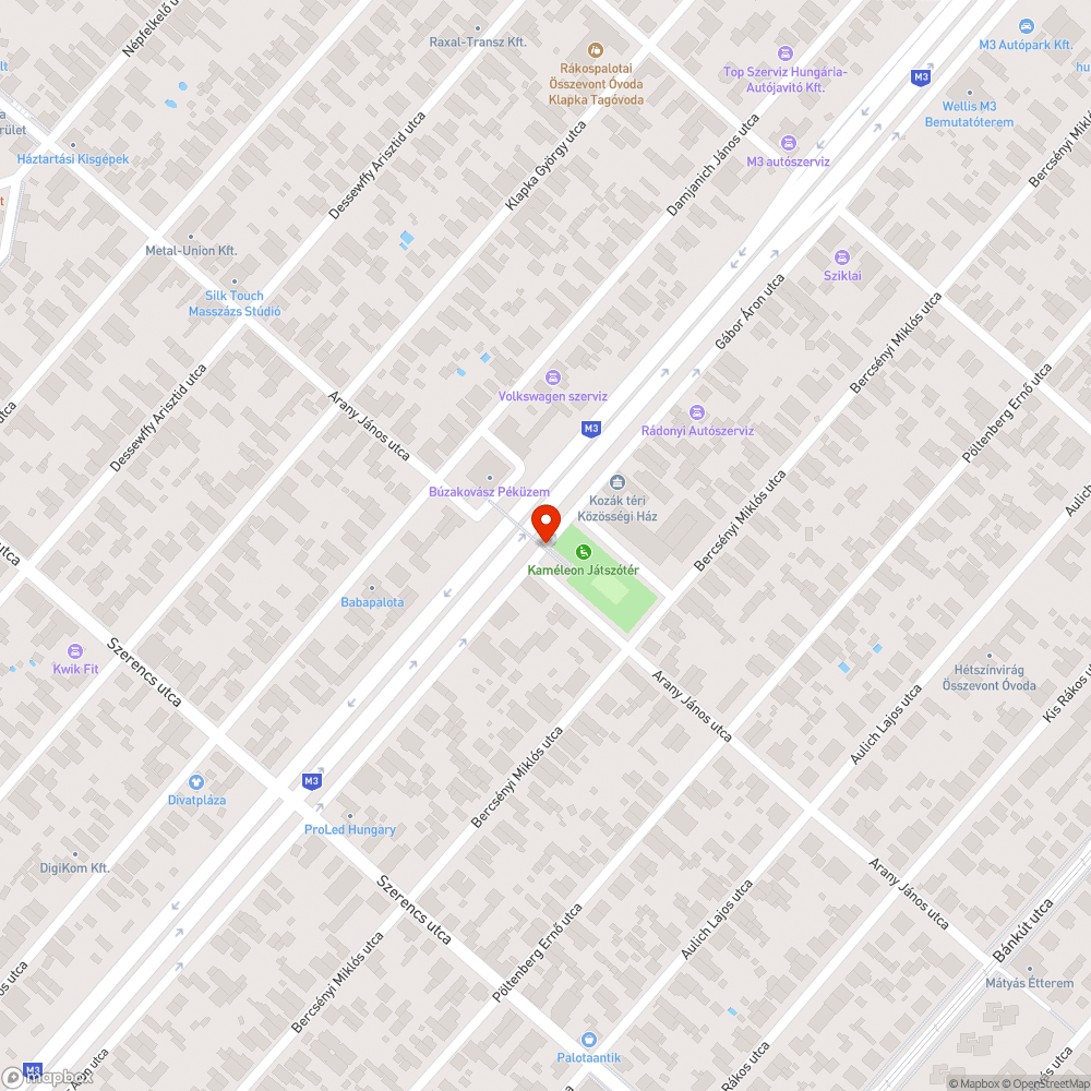 Játszótéri ajtó nem zárható bejelentés helye