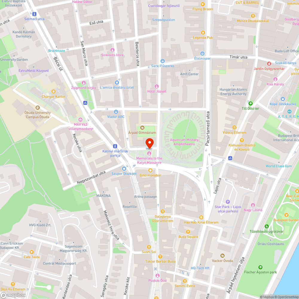 Meghibásodott locsoló bejelentés helye