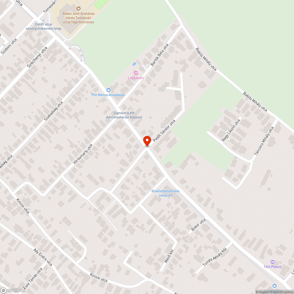 Beláthatatlan kereszteződés bejelentés helye