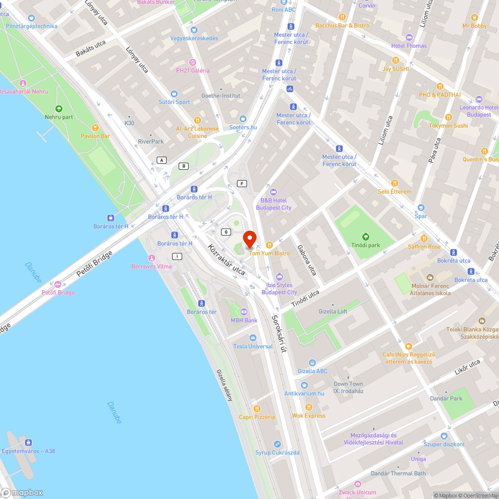 Lezárt/elkerített járda bejelentés helye