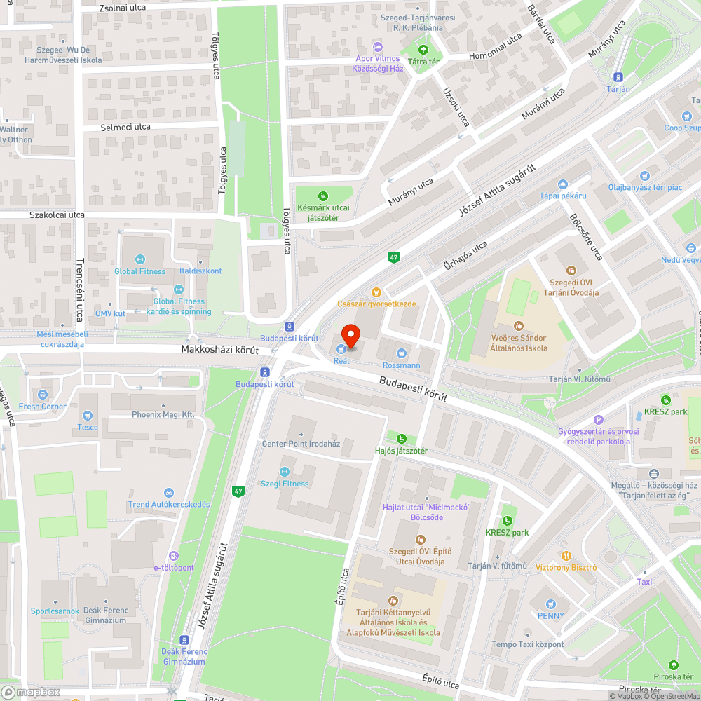 Elmozdult csatornafedő bejelentés helye