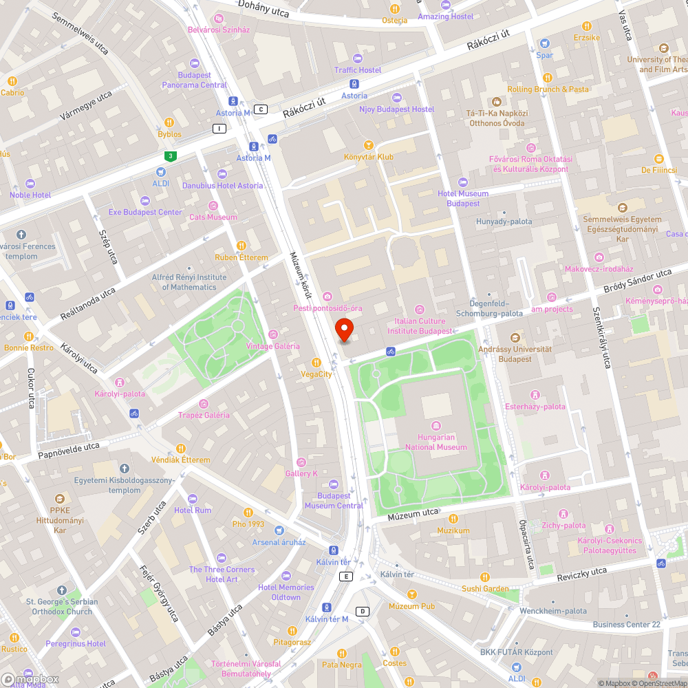 Kidőlt parkolásgátló poller és sérült járdafelület bejelentés helye