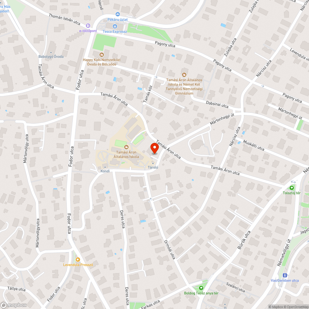 Kilógó korlátvég bejelentés helye