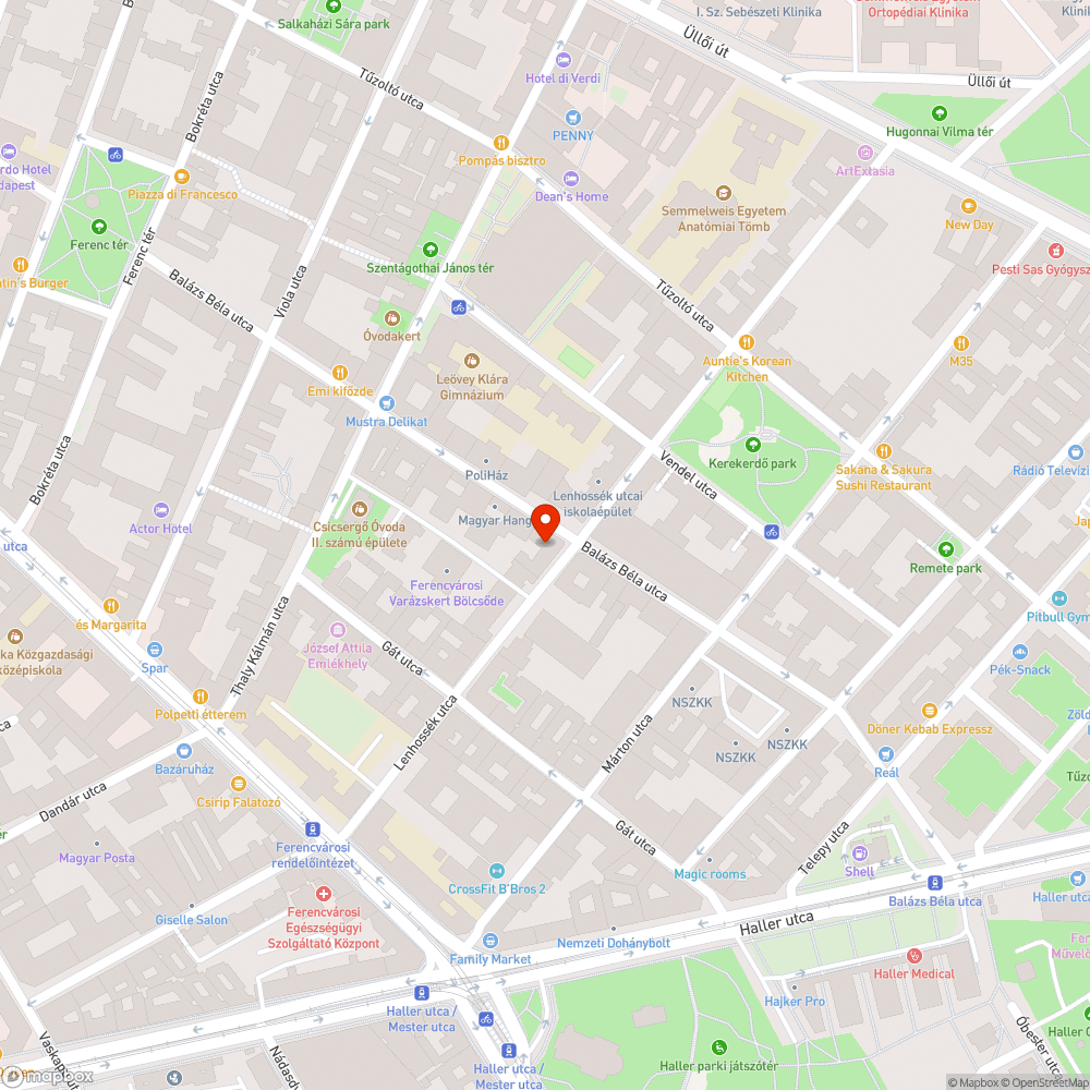 Magas padka bejelentés helye