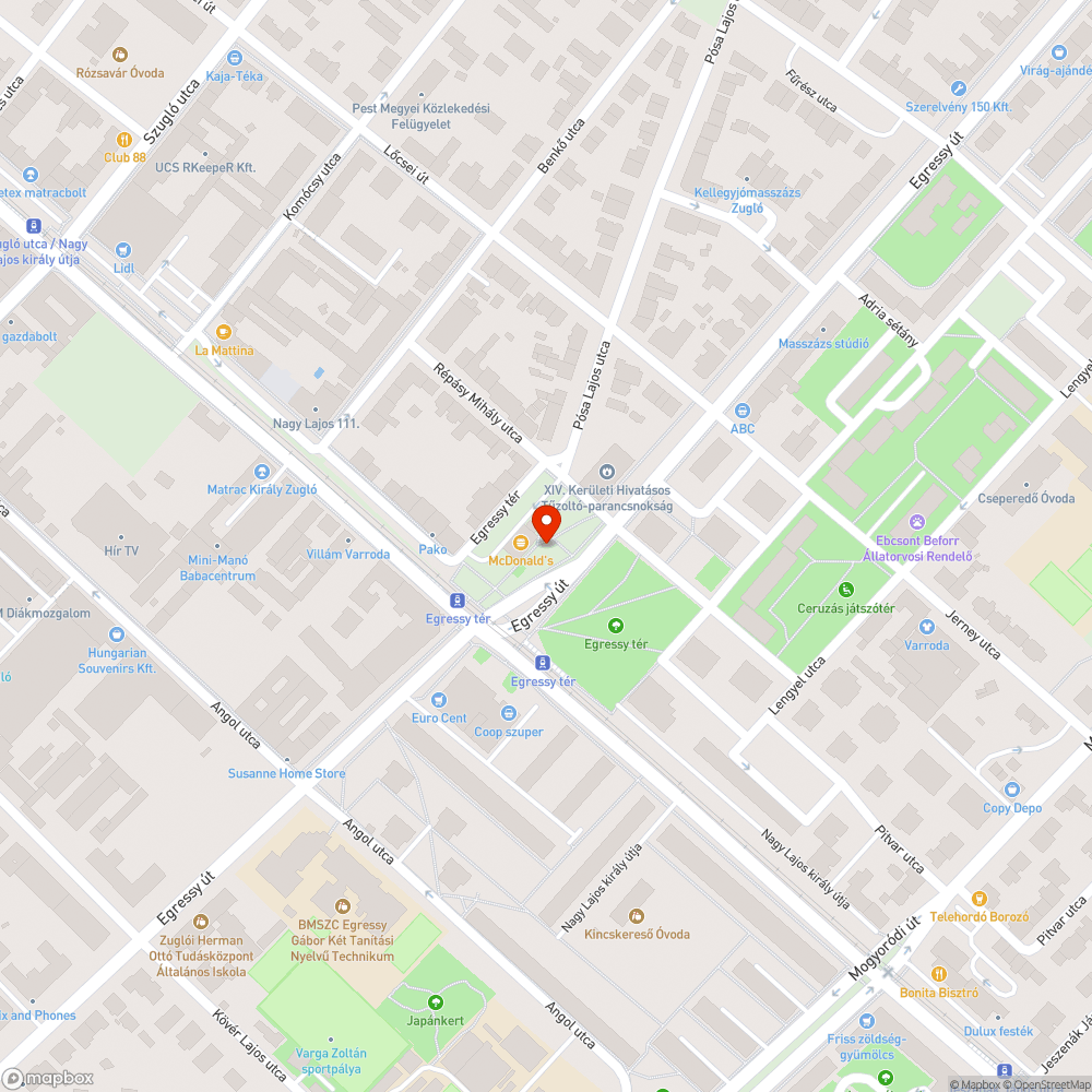 Halott fa bejelentés helye