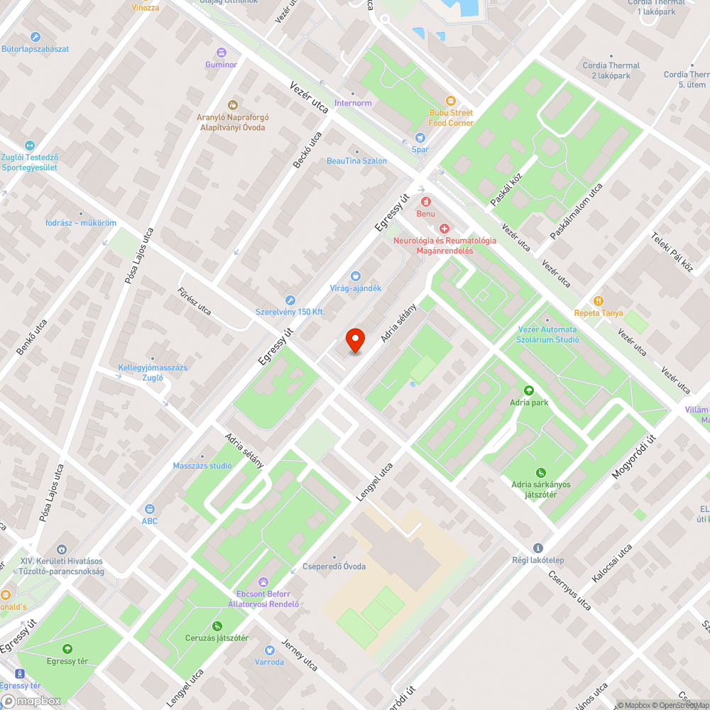 Halott fa bejelentés helye