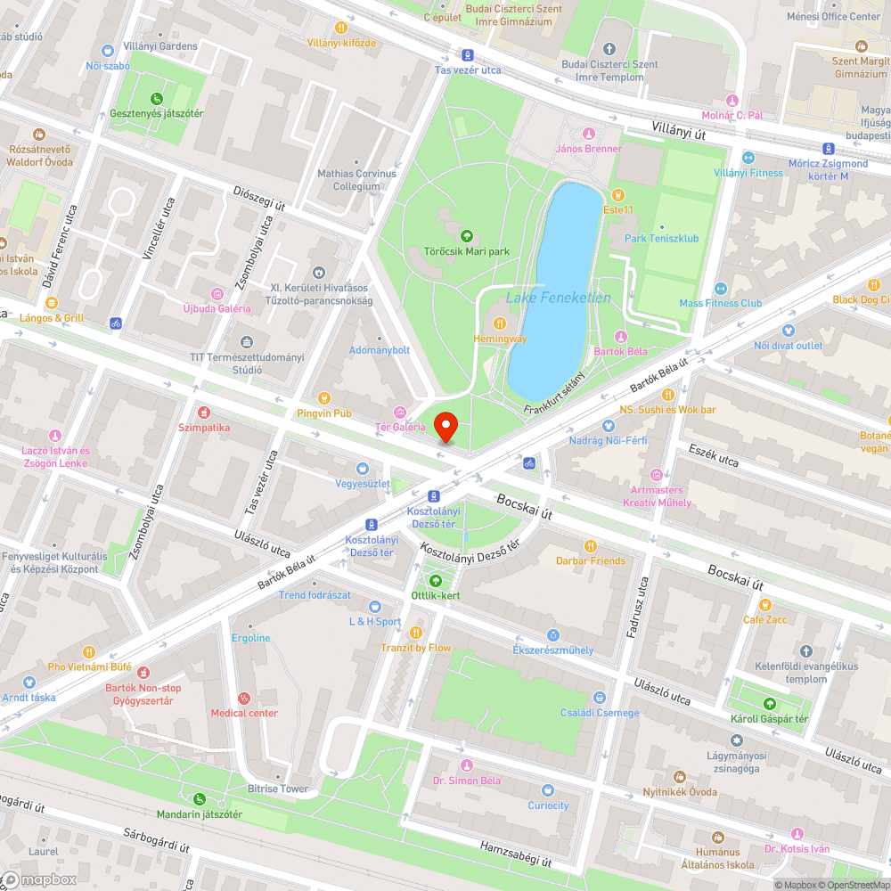 Kosztolányi Dezső tér lyukas aknafedél bejelentés helye