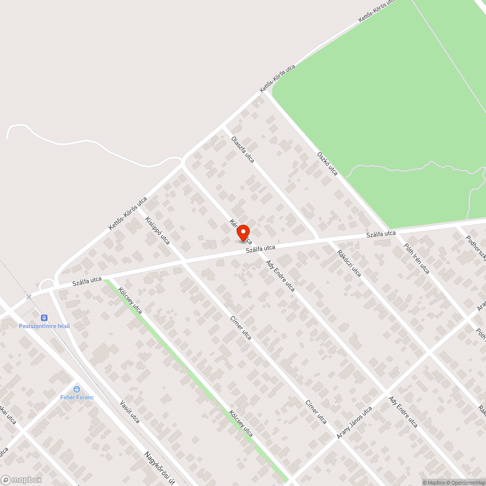 Beláthatatlan kereszteződés bejelentés helye