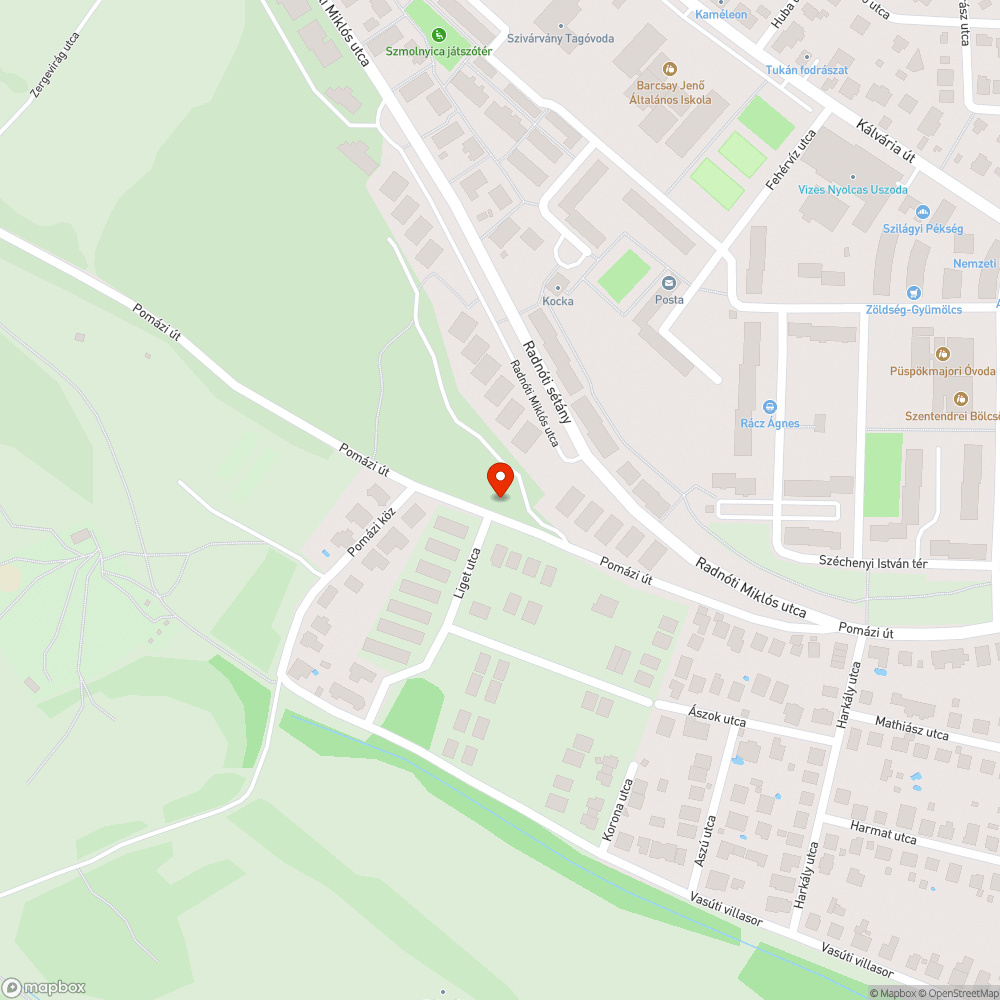 Balesetveszélyes kátyúk Pomázi út Szentendre bejelentés helye