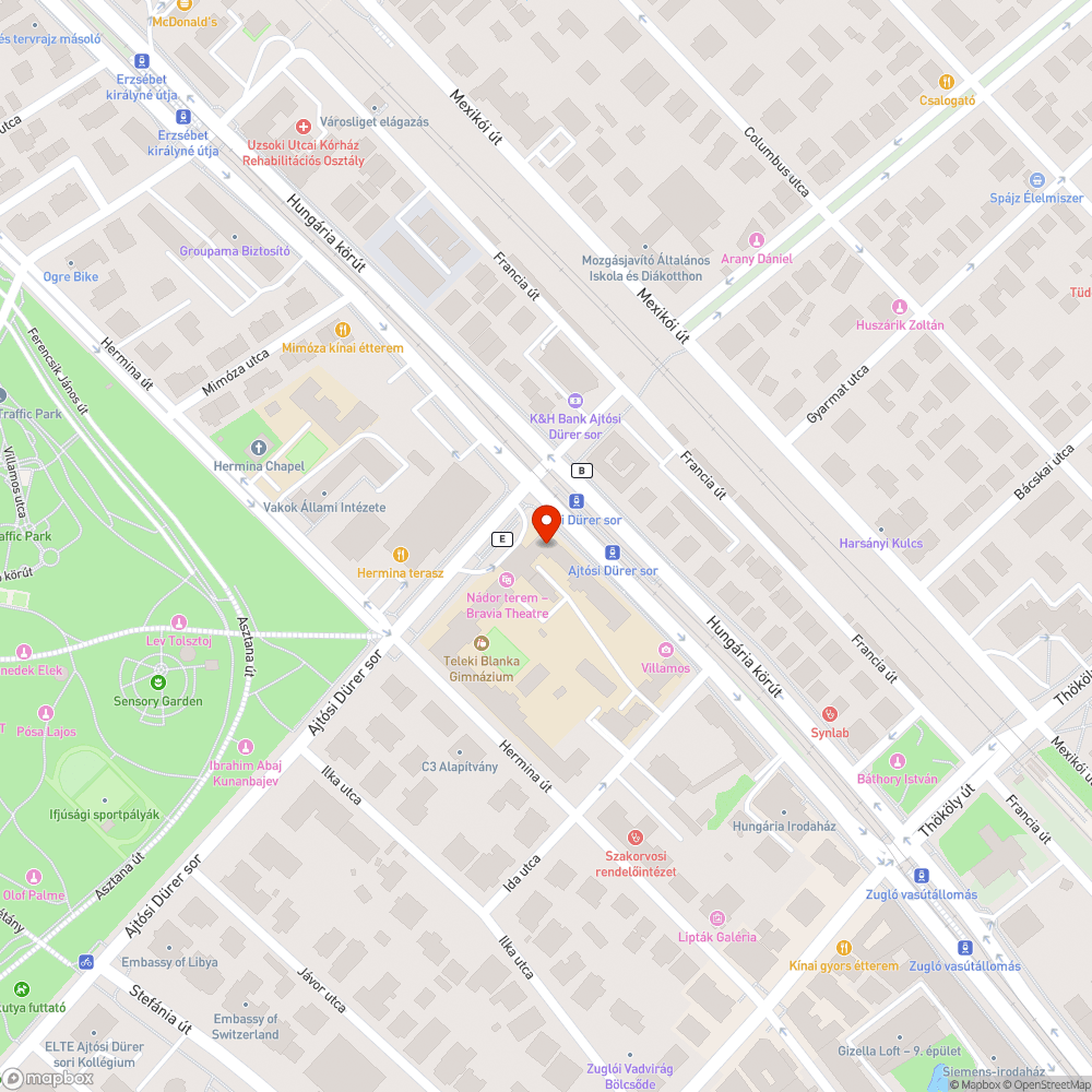 Használhatatlan járdák és le illetve felhajtók bejelentés helye