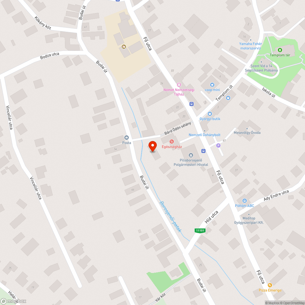 Elhagyott autó bejelentés helye