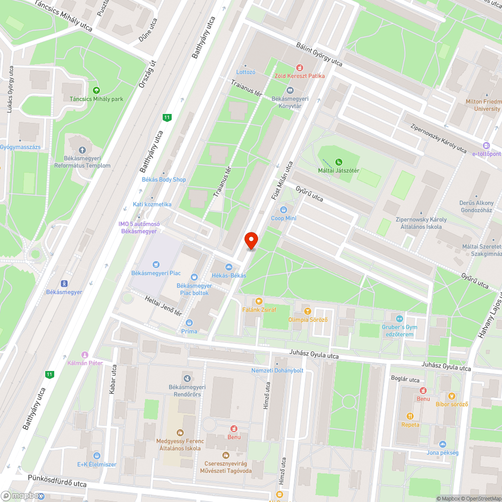 Halott 2 db fa bejelentés helye