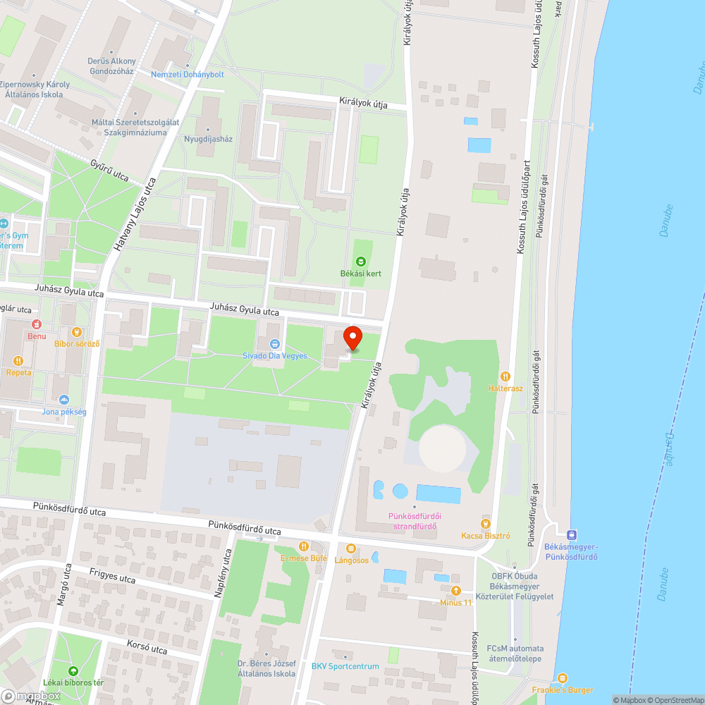 Hiányzó pollerek bejelentés helye