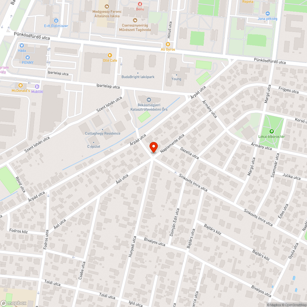 Eldugult csatornák bejelentés helye