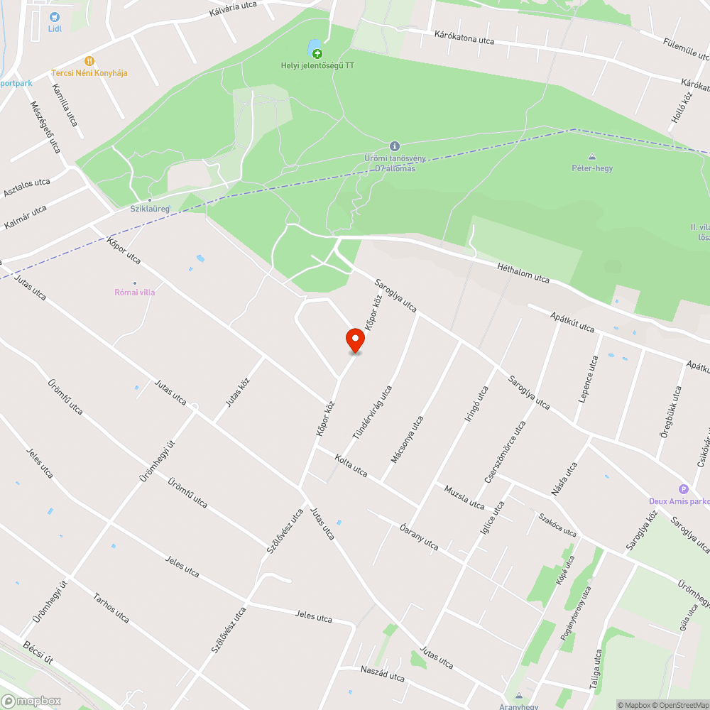 Óriási kátyúk bejelentés helye