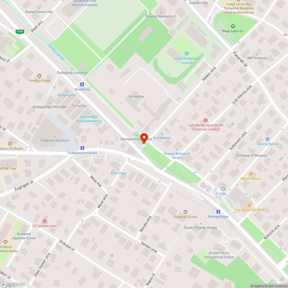 Lekopott STOP vonal bejelentés helye