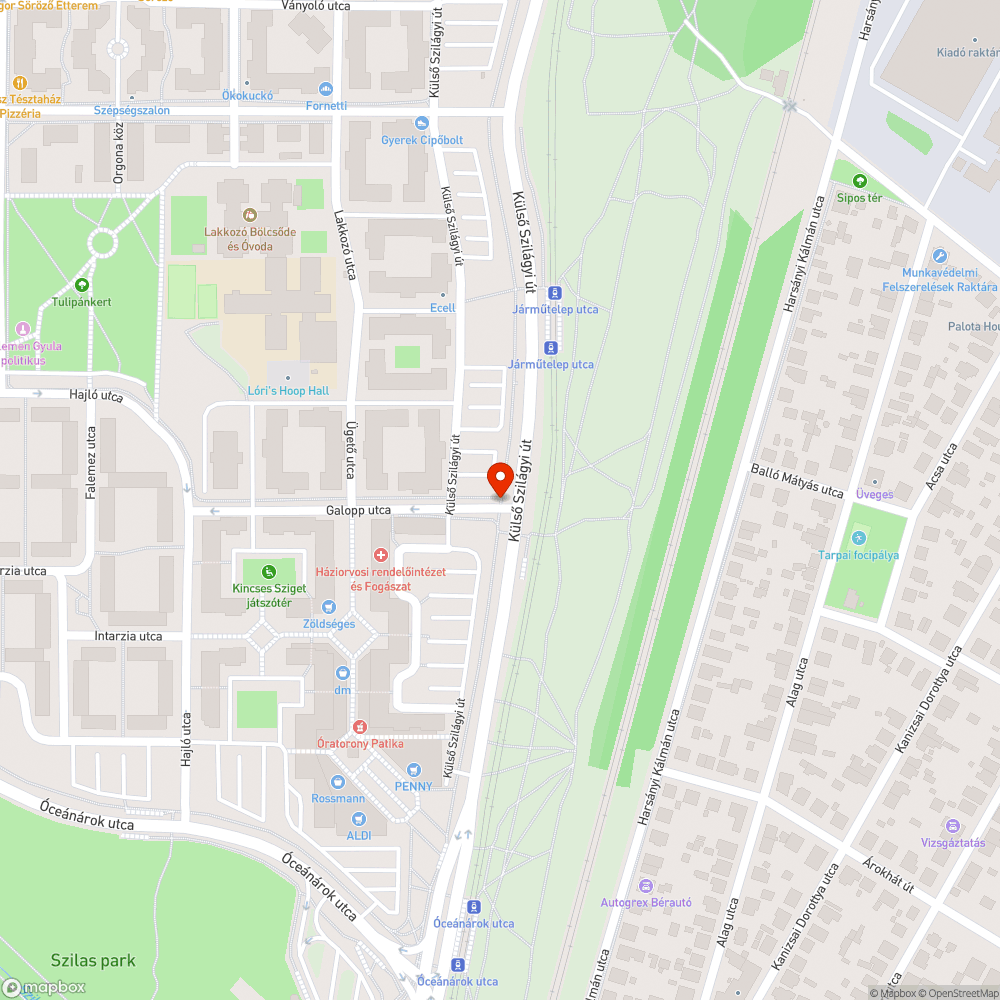 Mély kátyúk, Galopp utca bejelentés helye