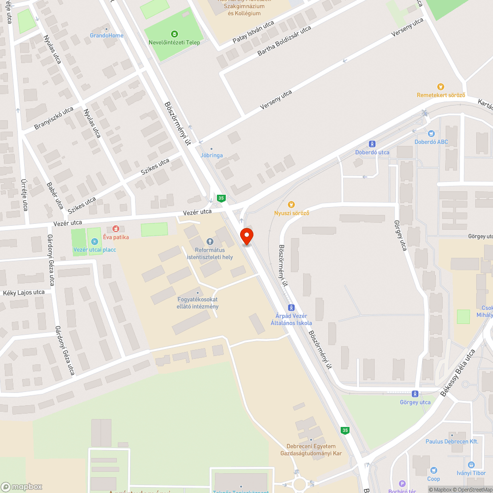 Fő úton hagyott autó bejelentés helye