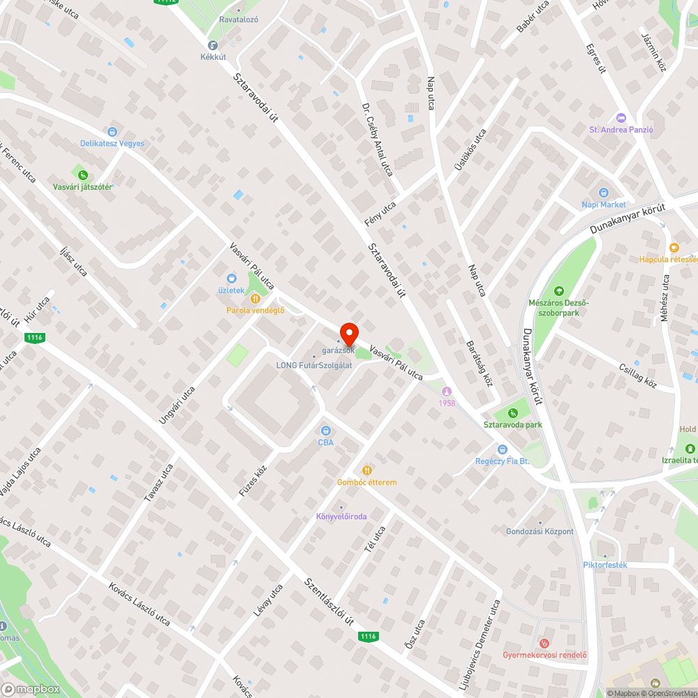 Lódarázs fészek bejelentés helye