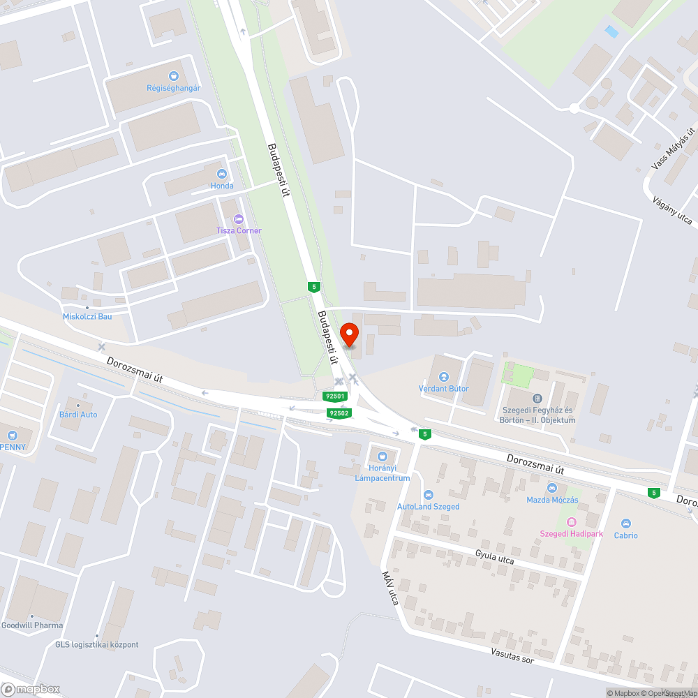 Fedetlen akna bejelentés helye