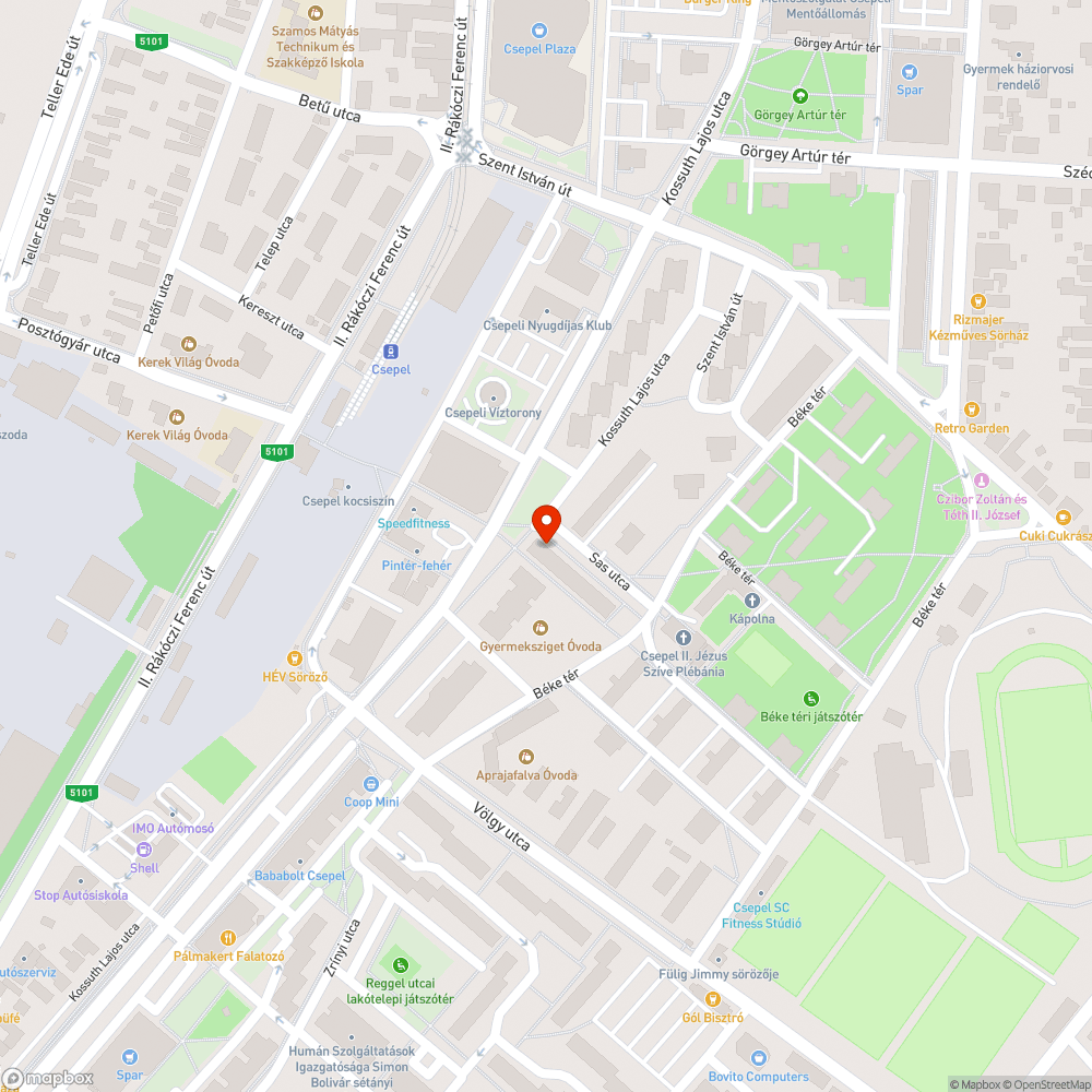 Kupac bejelentés helye