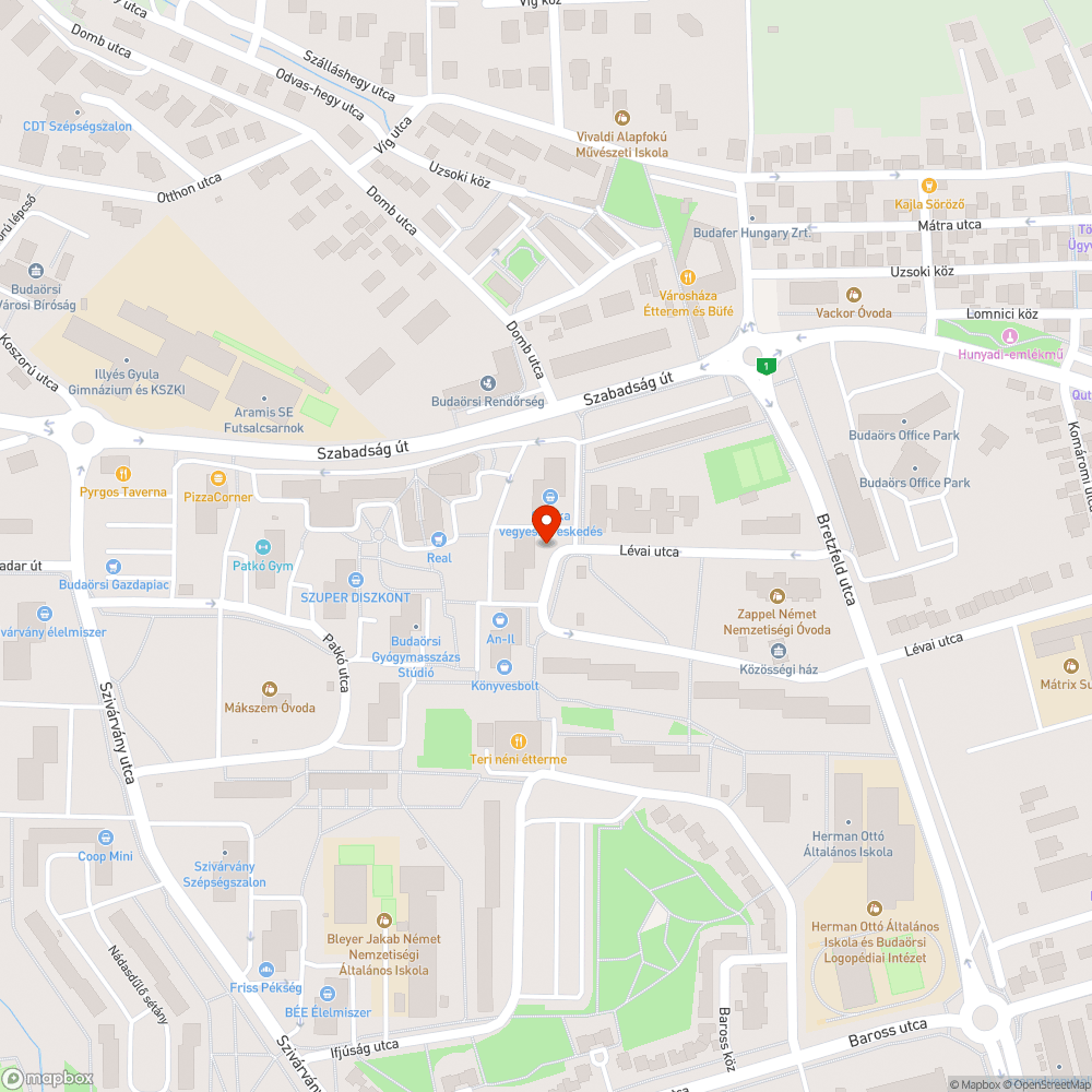 Megdőlt oszlop bejelentés helye