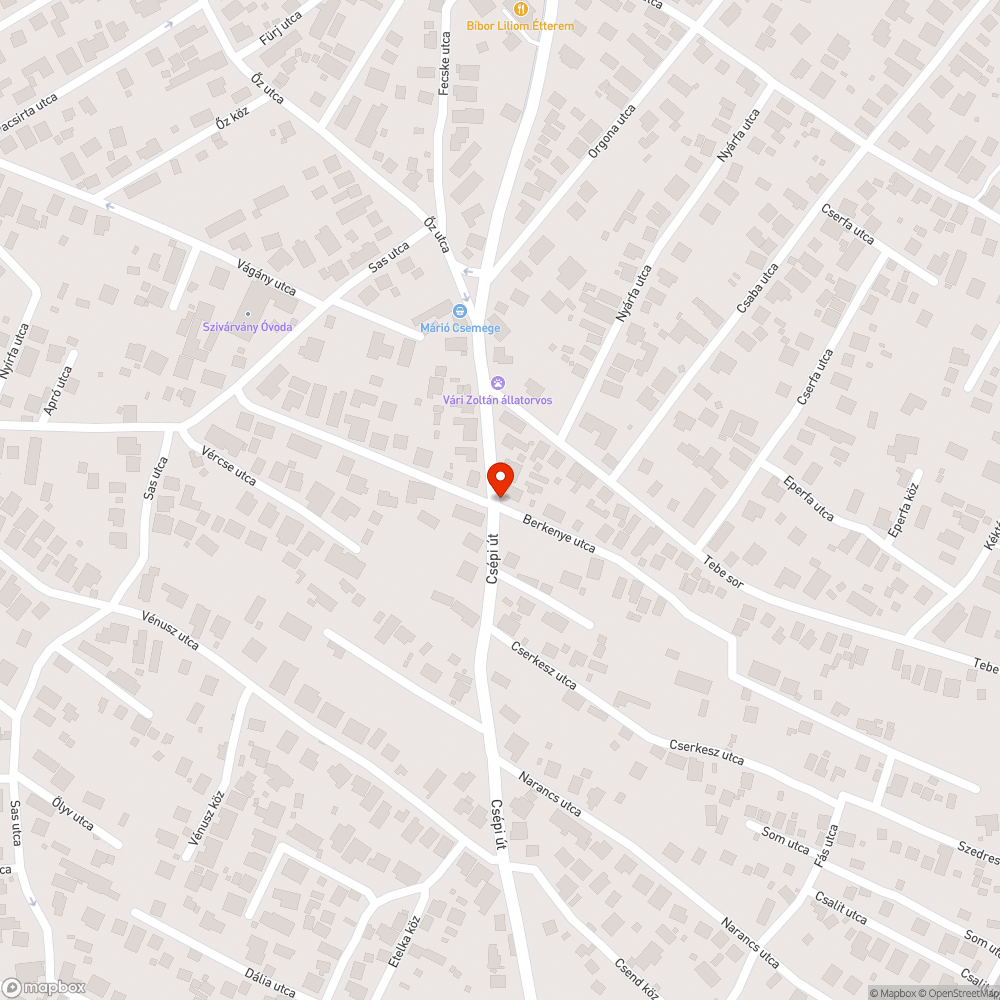 Elhanyagolt járda széli terület bejelentés helye