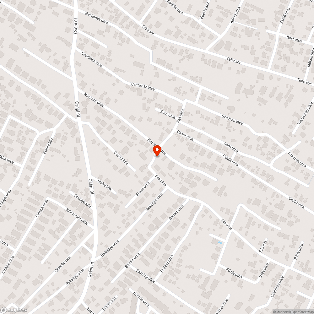 Út melleti elhanyagolt zöld terület bejelentés helye