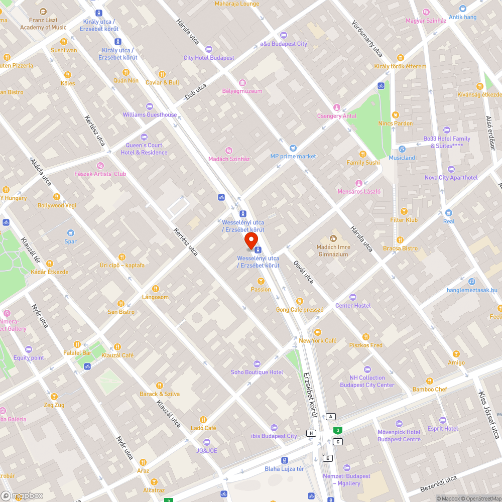 Lyukacsos bejelentés helye