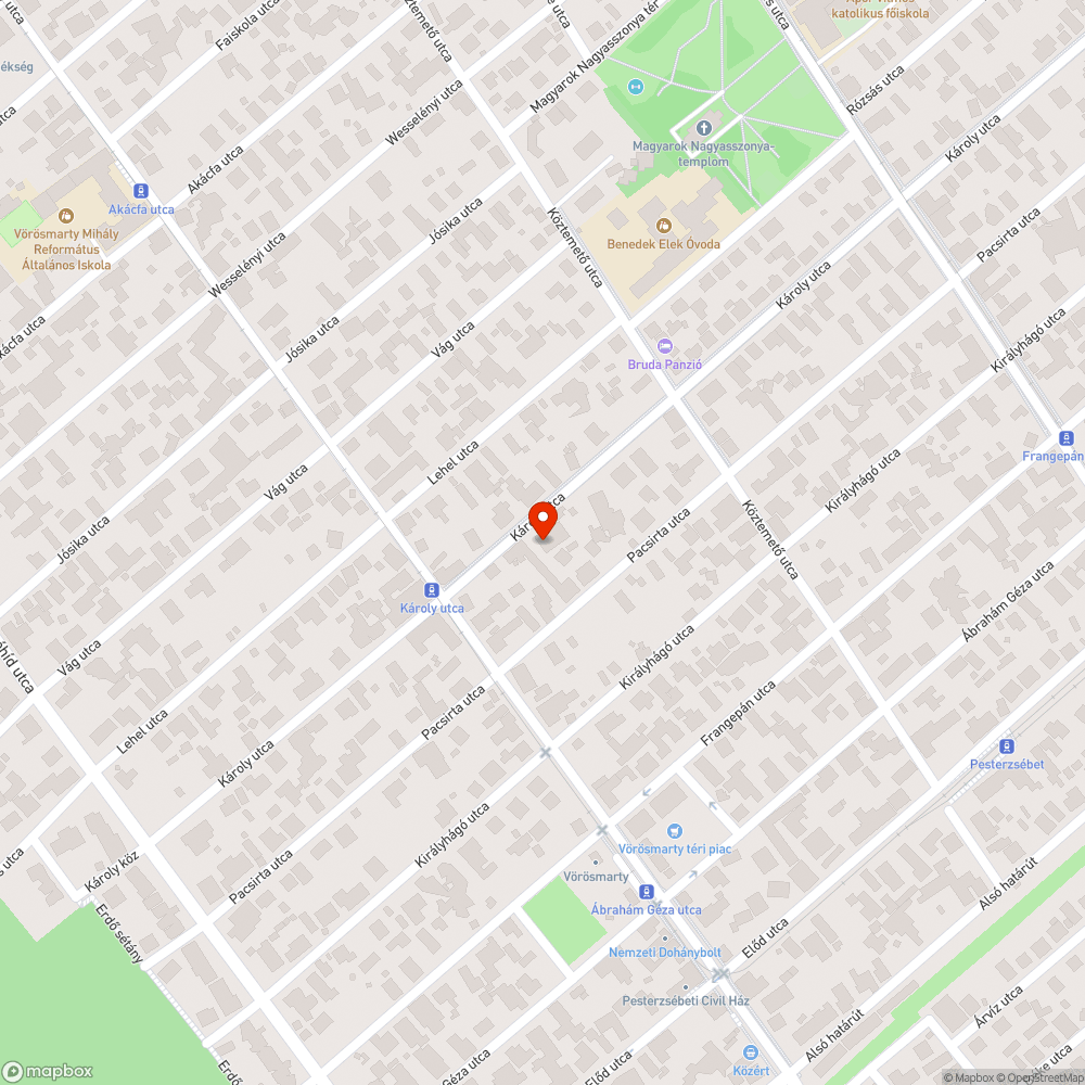 Járhatatlan járda bejelentés helye