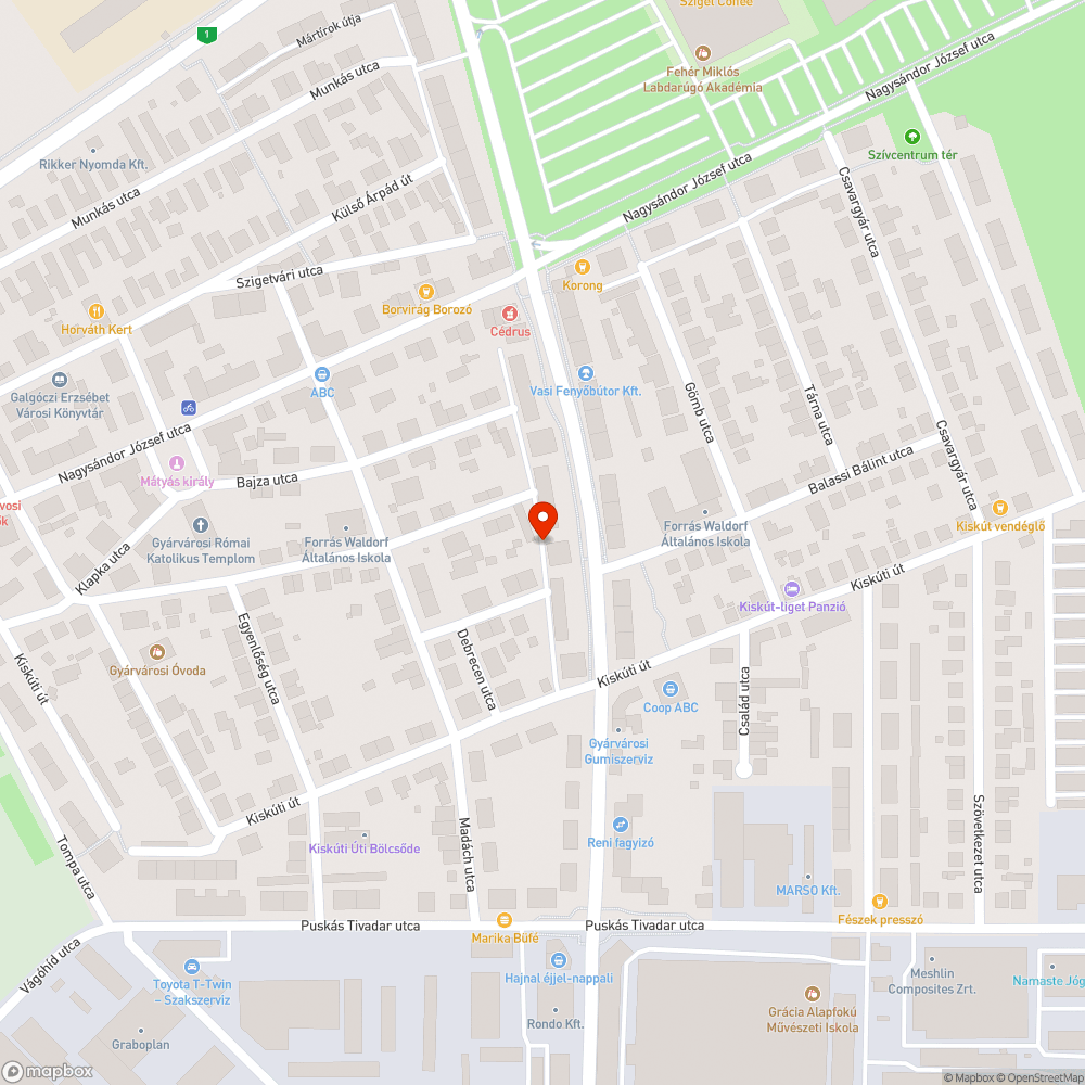 Elrepedt edényzet bejelentés helye