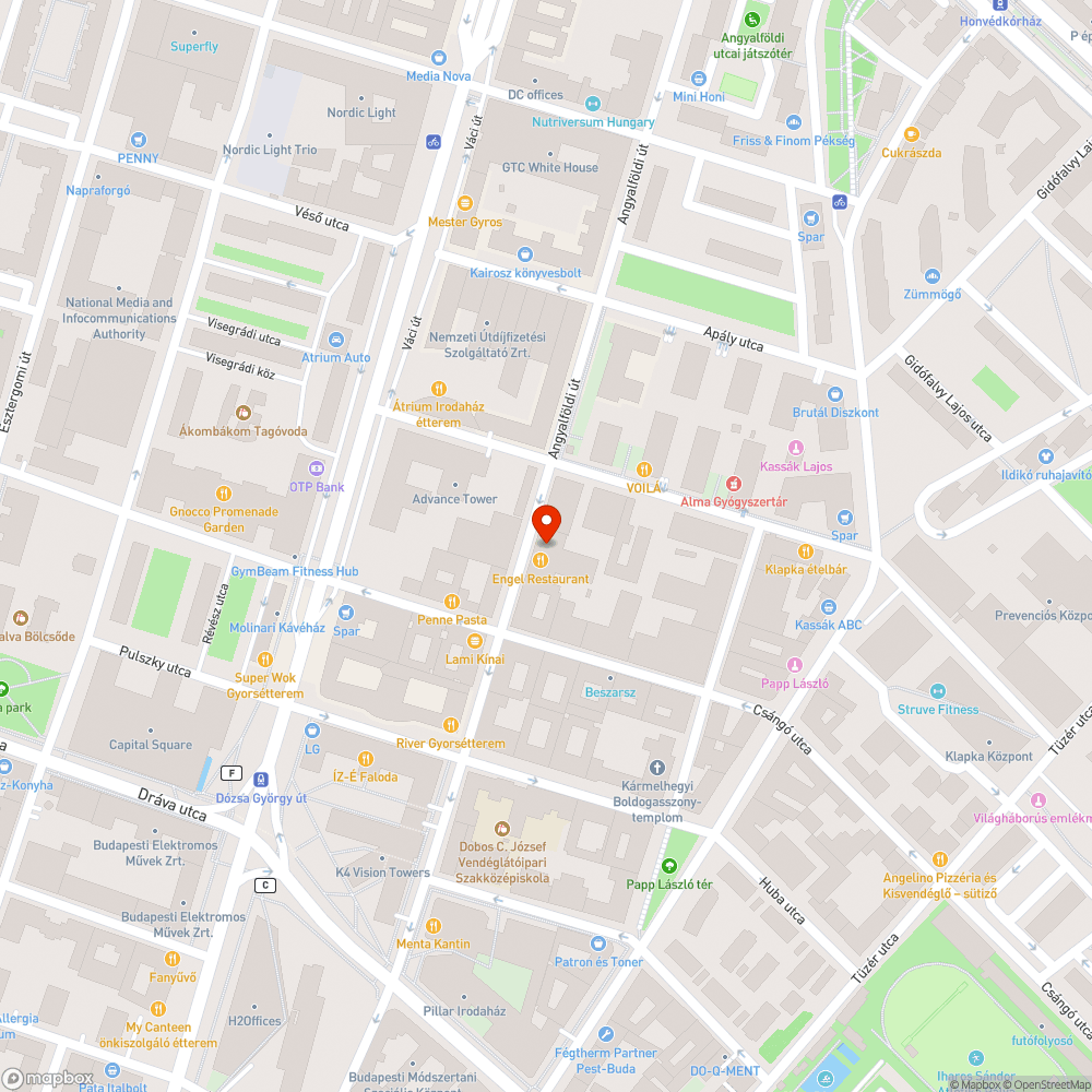 Angyalföldi út 21. járda hiánya bejelentés helye