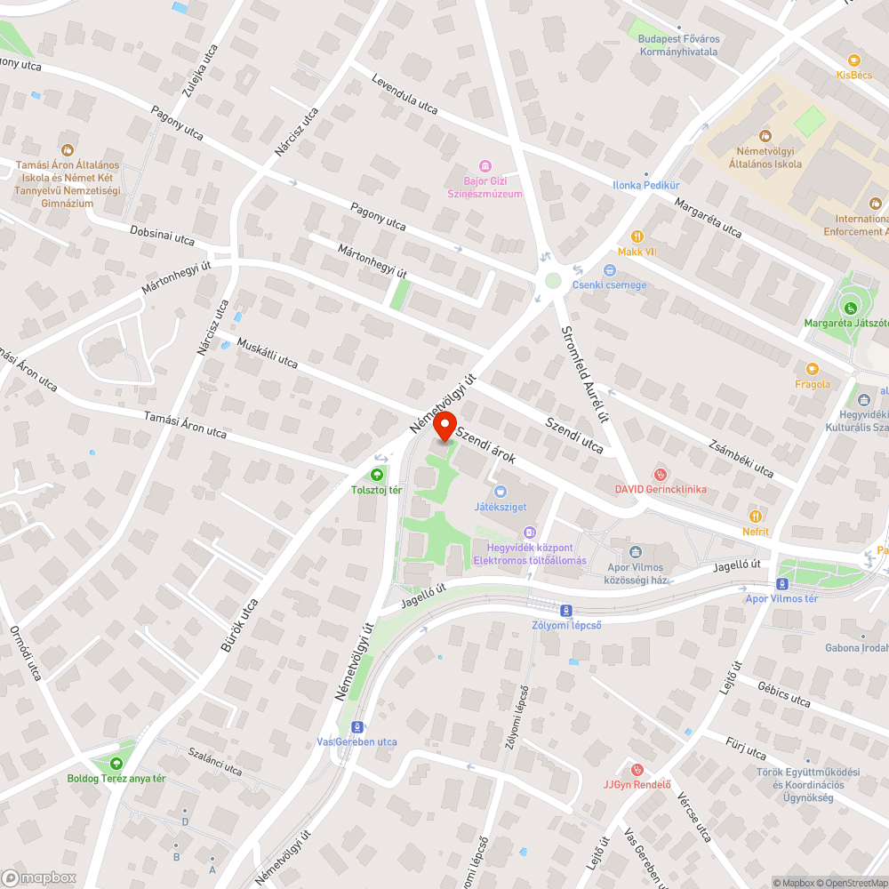 Szendi árok 10. botlásveszélyes akna bejelentés helye