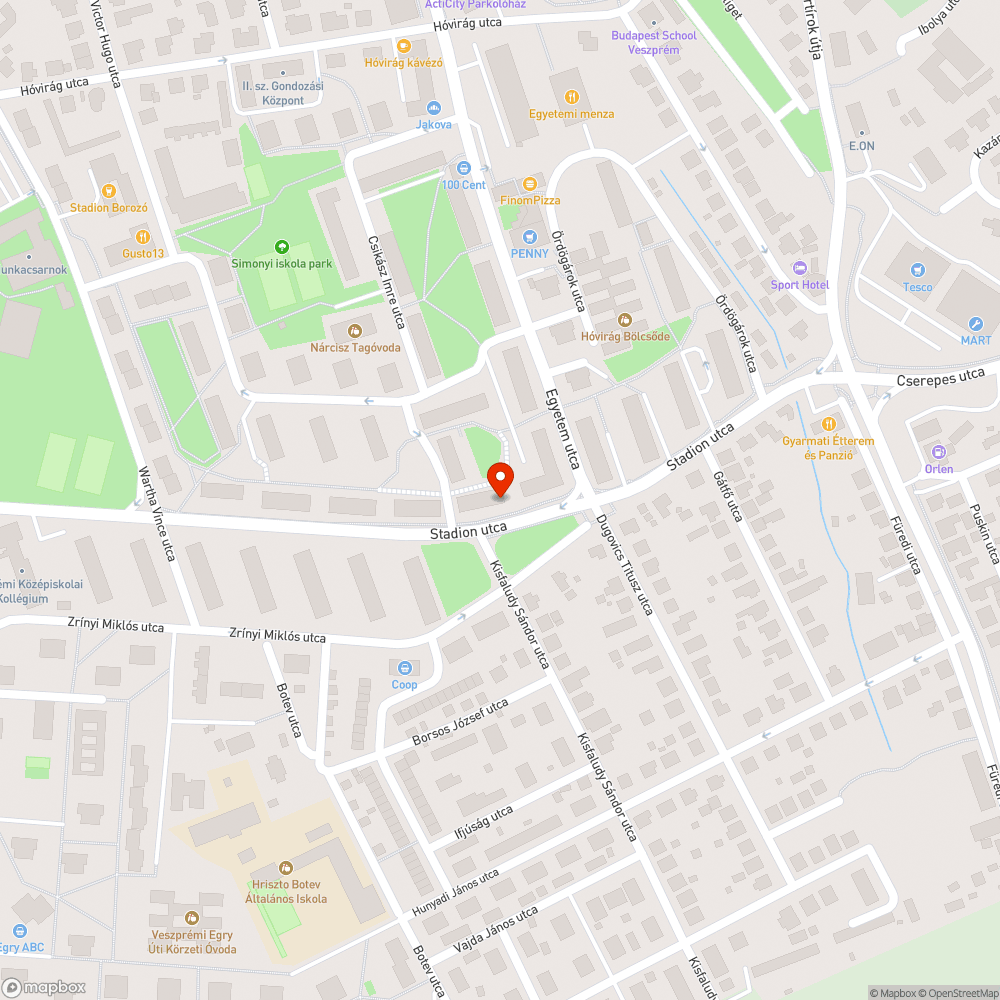 Megrongált és balesetveszélyes konténer bejelentés helye