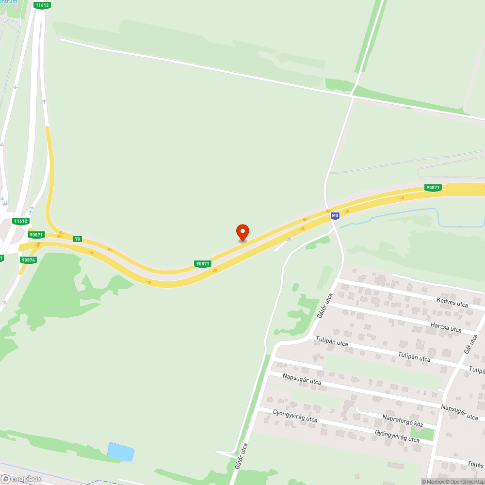 Zajvédő fal kellene bejelentés helye