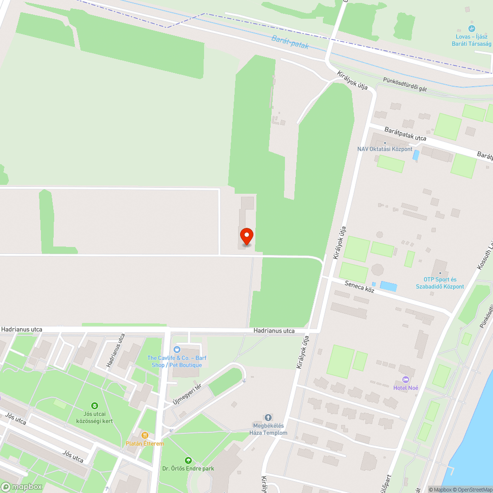 Sötét utca bejelentés helye