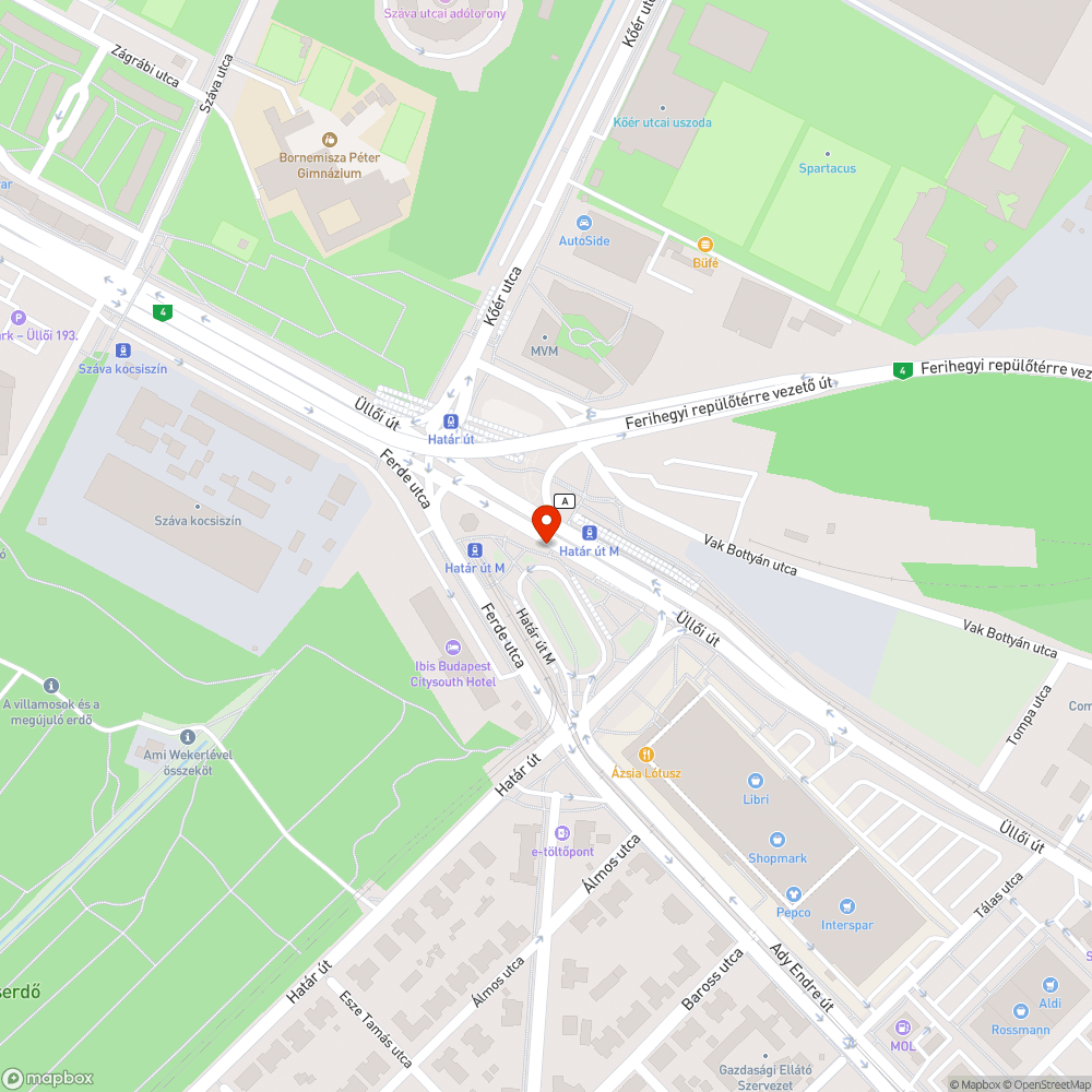 Nagy betondarab a közterületen bejelentés helye