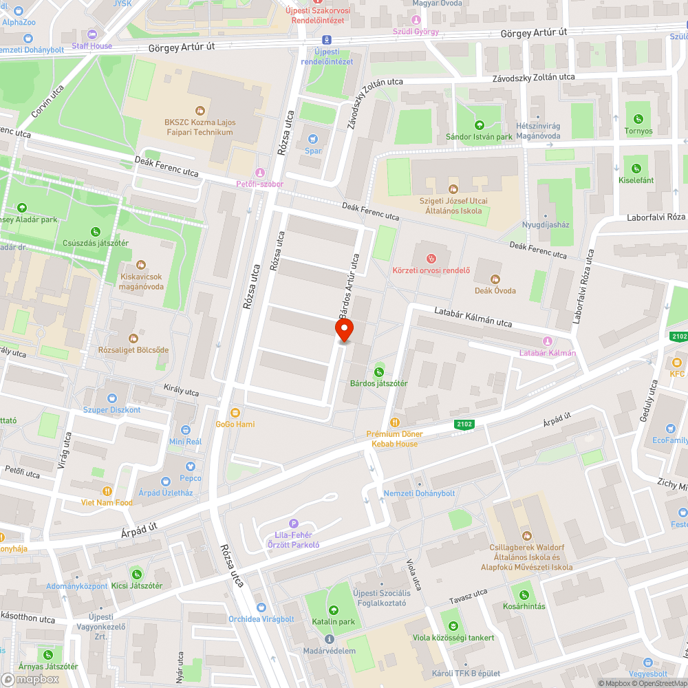 Kiálló csatorna fed lap bejelentés helye