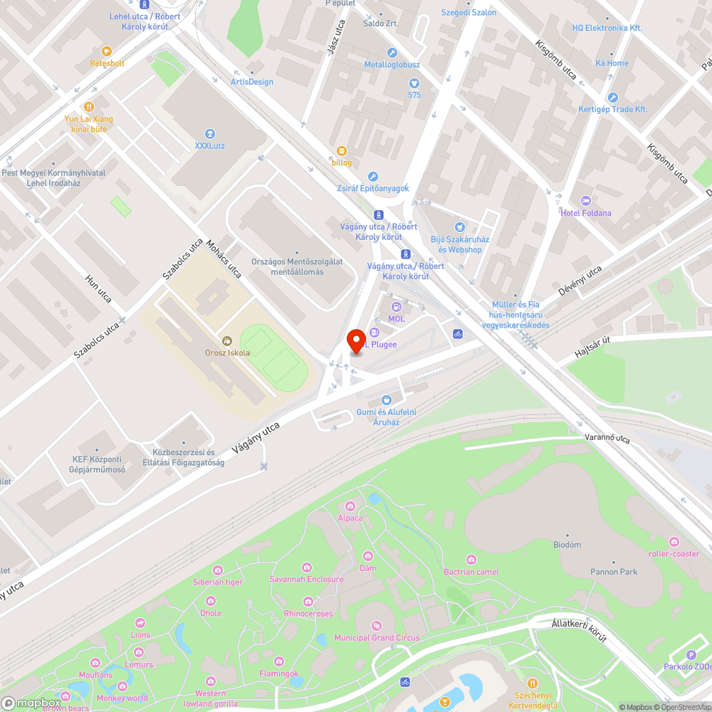 Zebra újrafestése bejelentés helye