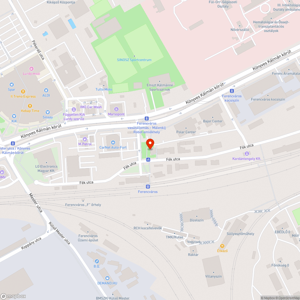 Graffitis emlékhely bejelentés helye