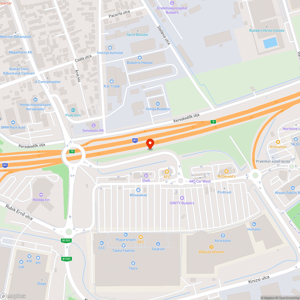 burjánzó növényzet a felüljárón, úttesten bejelentés helye