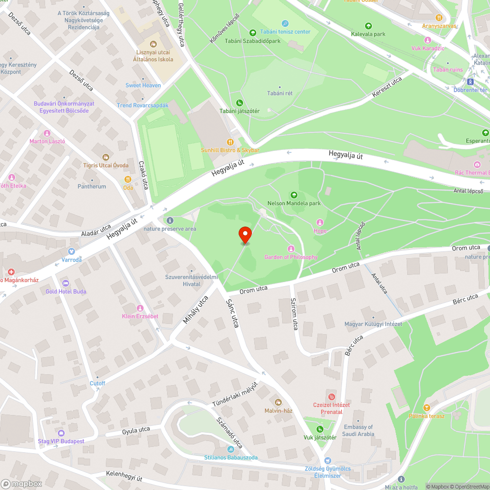 Nyaktörő járda bejelentés helye