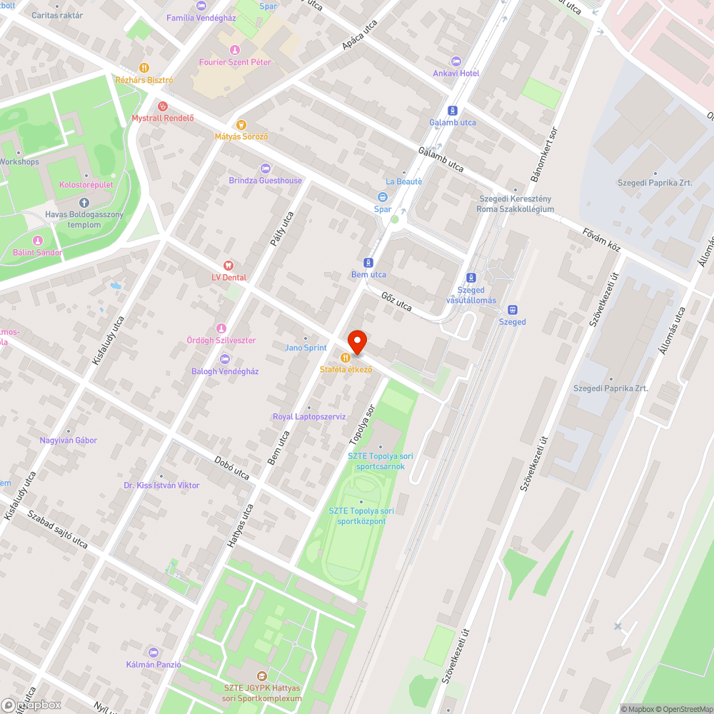 Lezúduló sár bejelentés helye