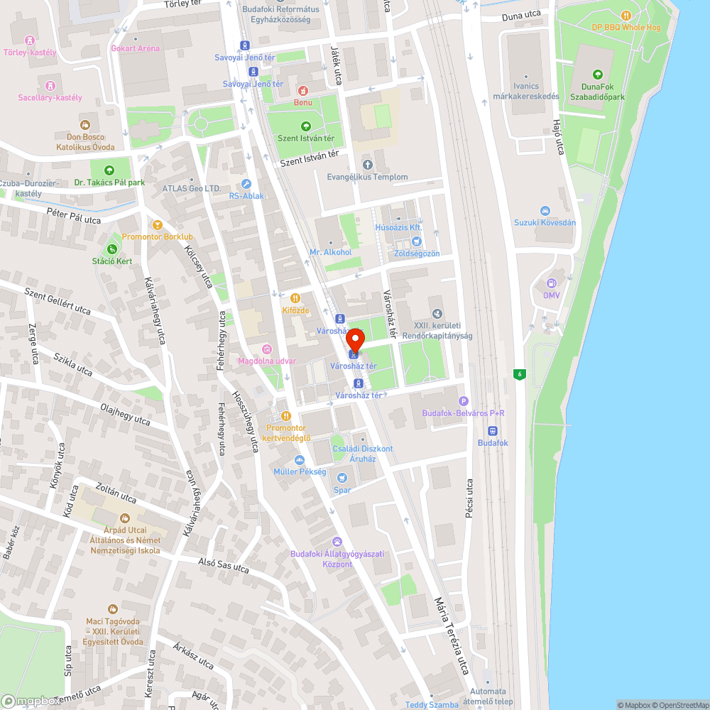 koszos buszmegálló Budafok Városház tér bejelentés helye