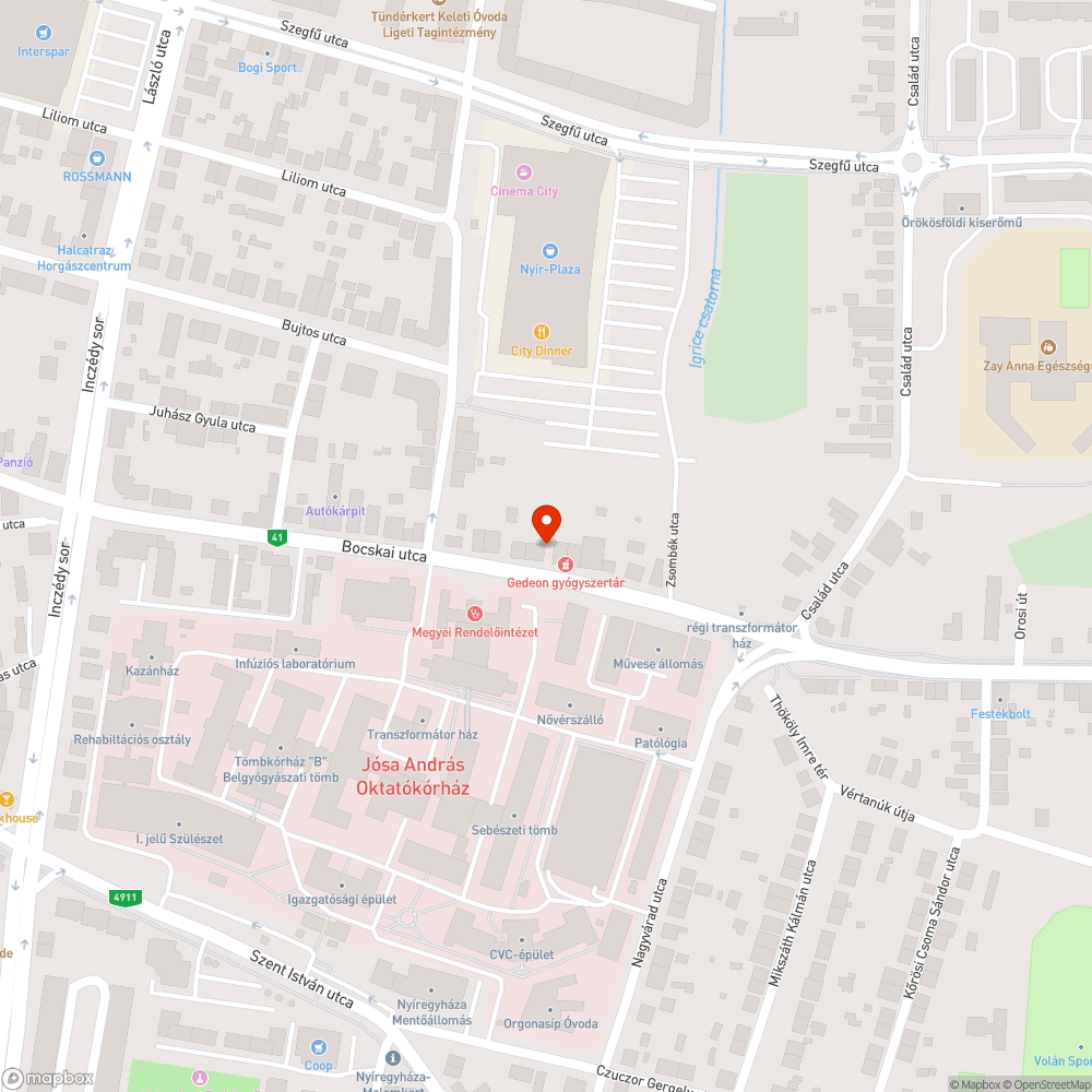 Aszfalt a zöldterületen bejelentés helye