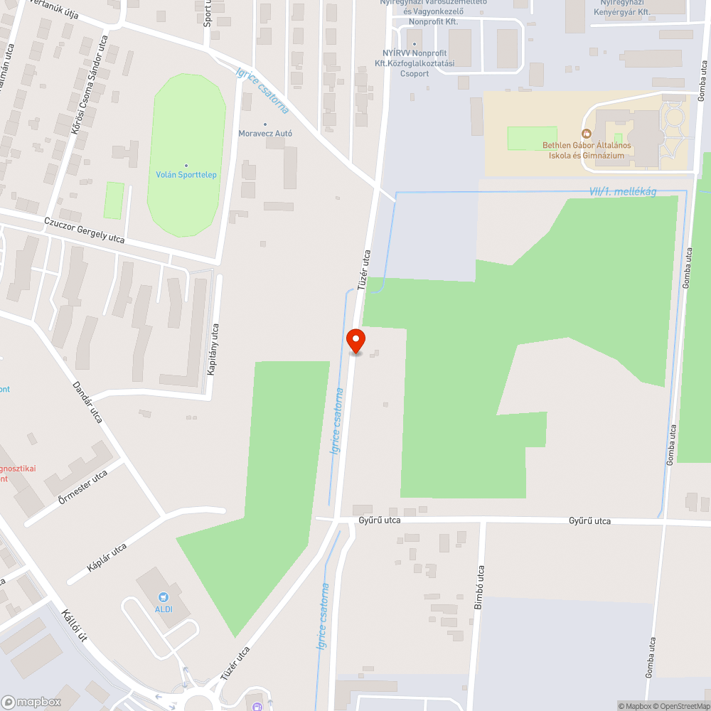 Szemétlerakat bejelentés helye