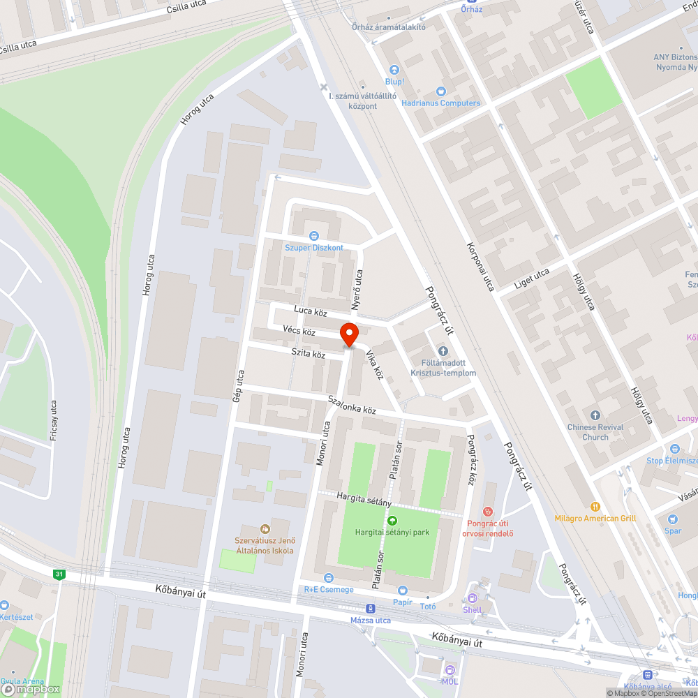 Fekvőrendőr bejelentés helye