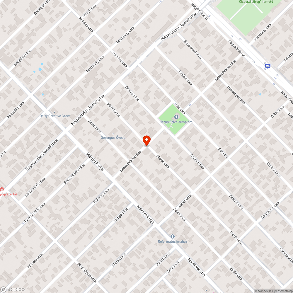 Eltömődött csatornanyílások bejelentés helye