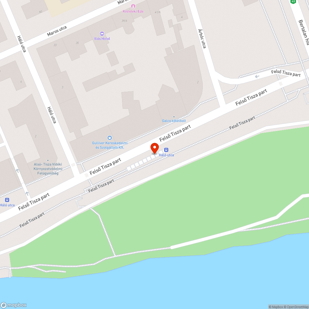 Leszakadt korlát bejelentés helye