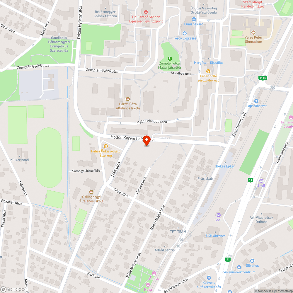 Hasznosítatlan terület bejelentés helye